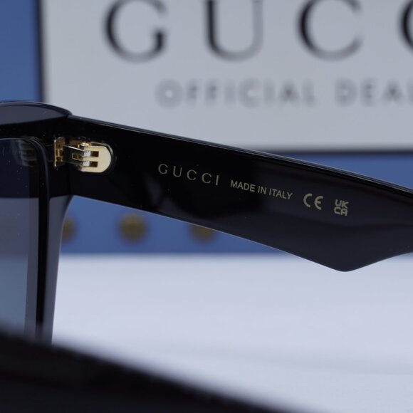 Final Price! Gucci GG0962S 005 Black/Grey Sunglasses - Picture 9 of 12